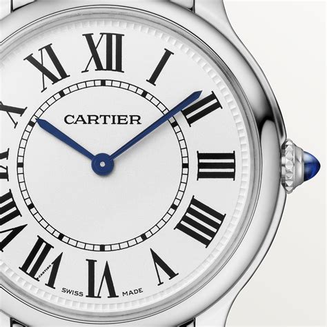 cartier round watch men|cartier ronde must 36mm.